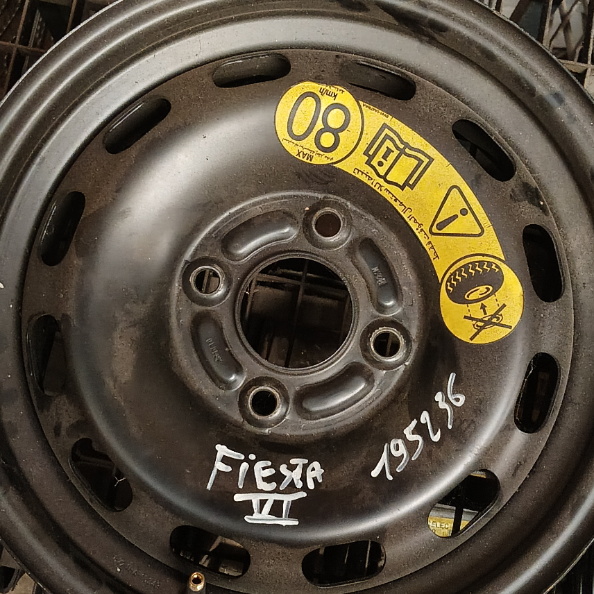 JANTE DE SECOURS FORD FIESTA 6 PHASE 1  14 POUCES